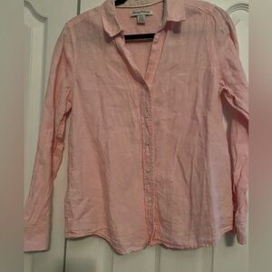 Tommy Bahama 100% Linen Light Pink Shirt